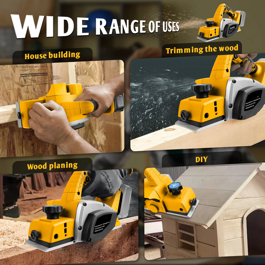Woodworking Electric Planer High Power Electric Router trimmer Wood Milling Engraving Slotting Power Tools For DeWALT Battery