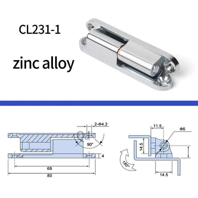 Detachable Hardware Removable Hinge Industrial Parts Replacement Spare Accessories Cabinet Door Easy Installation