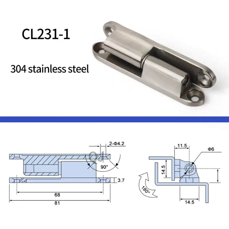 Detachable Hardware Removable Hinge Industrial Parts Replacement Spare Accessories Cabinet Door Easy Installation
