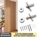 360 Degree Rotation Heavy-Duty Mounting Hardware 1 Set Adjustable Silent for Cabinet Door Installation Home Use