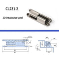 Detachable Hardware Removable Hinge Industrial Parts Replacement Spare Accessories Cabinet Door Easy Installation