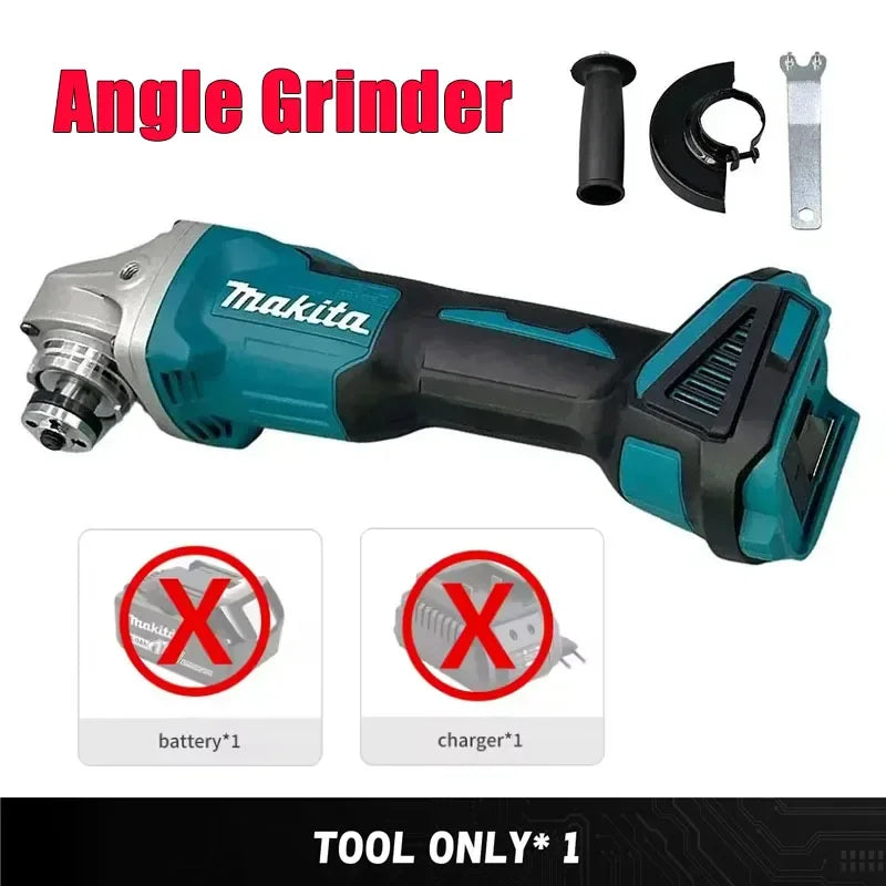 Makita DGA404 18v 100mm Power Tools Grinder Tool Wireless Power Tools Electric Grinder Angle Grinder Brushless Sander Angle