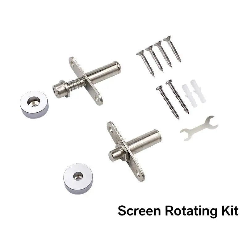 360 Degree Rotation Heavy-Duty Mounting Hardware 1 Set Adjustable Silent for Cabinet Door Installation Home Use