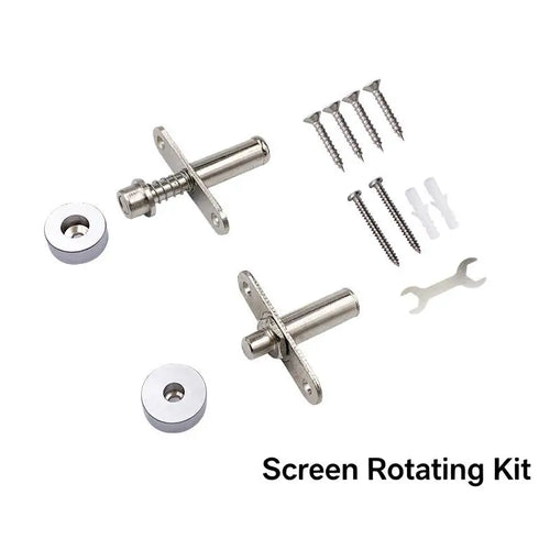 360 Degree Rotation Heavy-Duty Mounting Hardware 1 Set Adjustable Silent for Cabinet Door Installation Home Use
