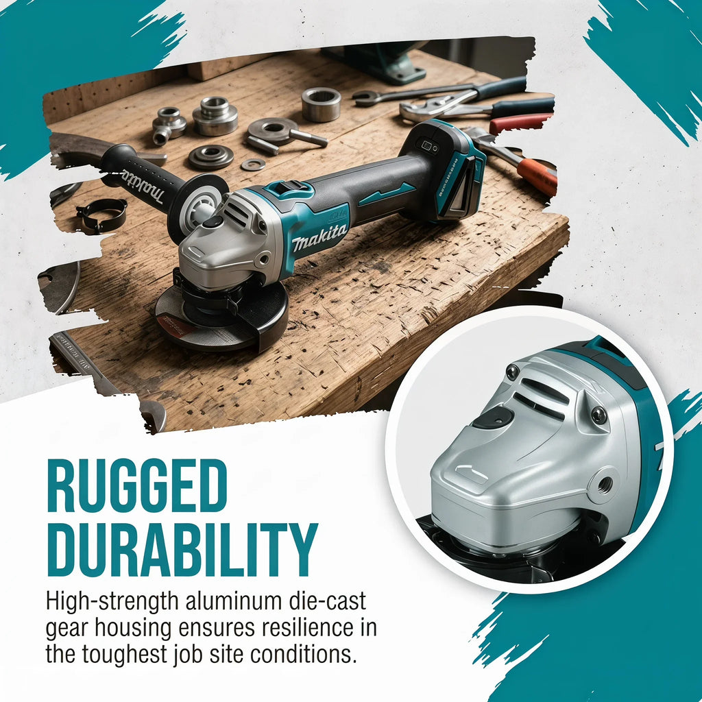 Makita DGA404 18v 100mm Power Tools Grinder Tool Wireless Power Tools Electric Grinder Angle Grinder Brushless Sander Angle