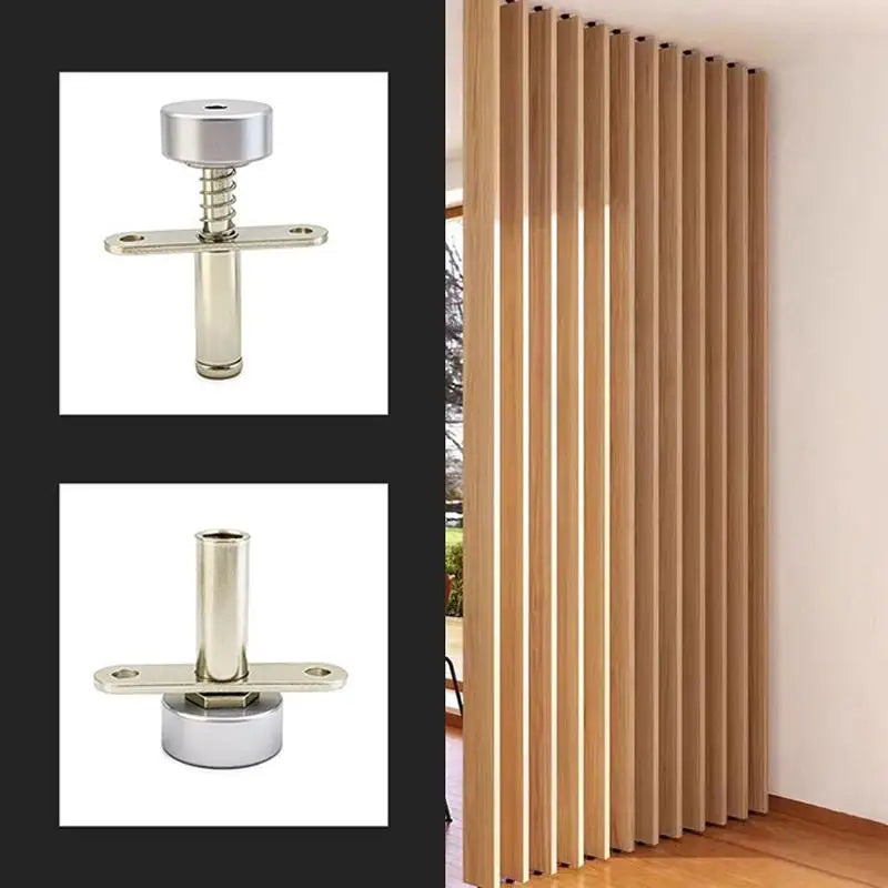 360 Degree Rotation Heavy-Duty Mounting Hardware 1 Set Adjustable Silent for Cabinet Door Installation Home Use
