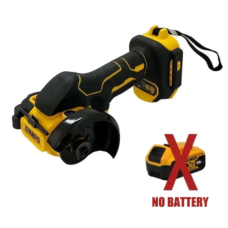 DeWALT 3 Inch Angle Grinder Mini Polishing Grinding Machine Electric Cutting Power Tools  For 18V 20V  Battery